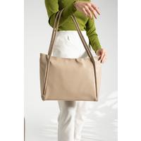 NOU ÇİFT SAPLI SALAŞ MODEL VİNTAGE SHOPPER EL VE OMUZ ÇANTASI