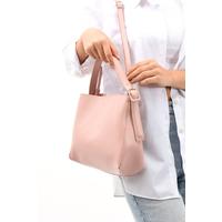 Kadın Yumuşak Deri İçi Süet Çıtçıt Ve Fermuarlı İç Bölme Büyük Boy Shopper Çanta