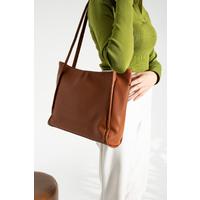 NOU ÇİFT SAPLI SALAŞ MODEL VİNTAGE SHOPPER EL VE OMUZ ÇANTASI
