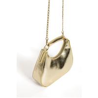Kadın Cherry Model Gold Detaylı Fermuarlı Uzun Askılı El ve Omuz Çantası